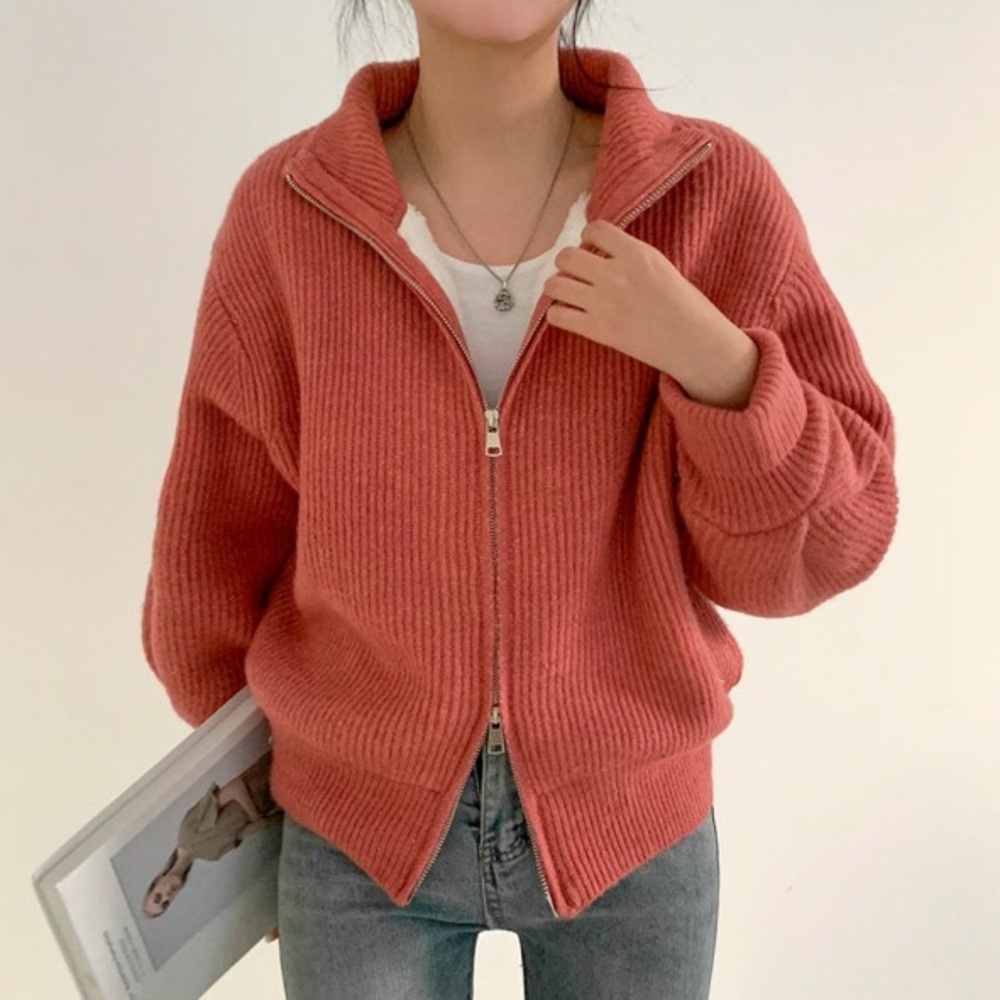 Knit Zip Jacket - Picture 2 of 3